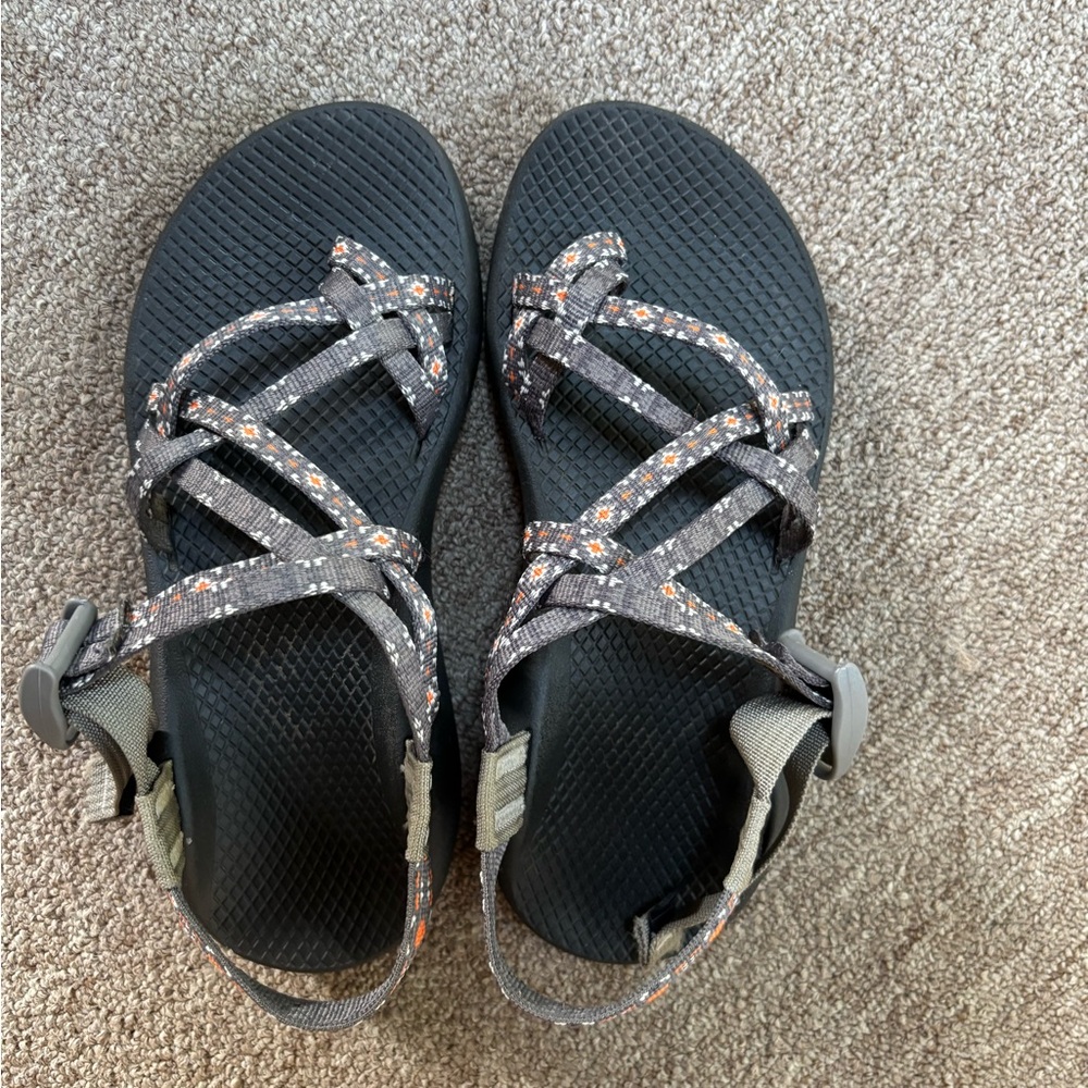 Chaco Black and Grey Sport Sandals